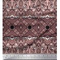 thumbnail image 1 of Soimoi Velvet Fabric Geometric & Paisley Decorative Print Fabric by Yard 58 Inch Wide, 1 of 2