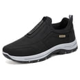 thumbnail image 1 of Kcodviy Chaussures pour Hommes 2025 Automne Chaussures en Toile à Enfiler pour Hommes Décontractées Nouvelles Bout Rond Polyvalentes Chaussures en Cuir pour Hommes Décontractées à Enfiler Chaussures de Randonnée Semelle Souple Version Coréenne Chaussures Décontractées Légères, 1 of 7