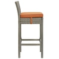 thumbnail image 2 of Modway Conduit Tabouret de Bar de Patio 30 Pouces" en Gris Pâle et Orange, 2 of 3