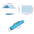thumbnail image 2 of Generic Versatile Outdoor Canopy with Poles, Royal Blue, 300x300cm, Lightweight & Durable 190T Polyester Fabric, 2 of 7