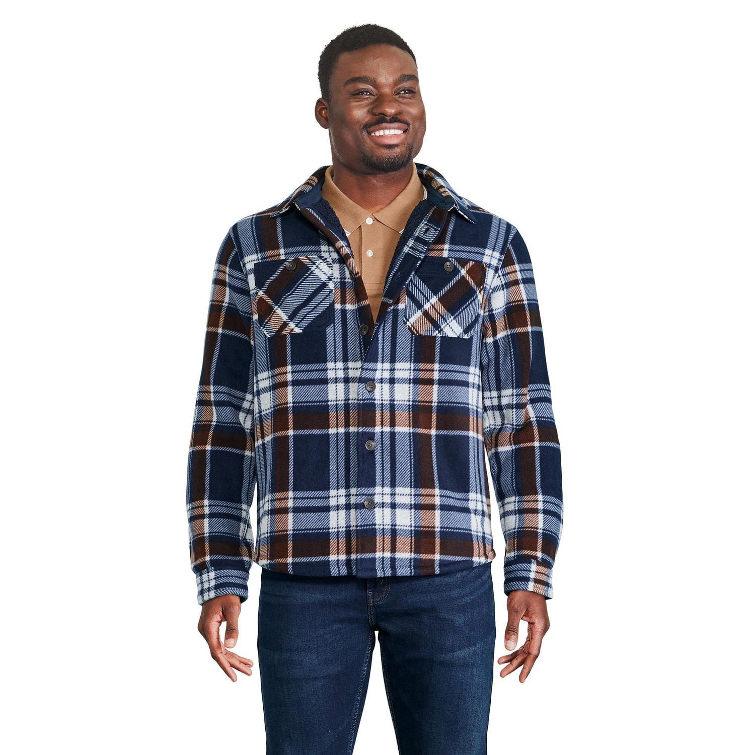 Veste-chemise en molleton George pour hommes