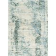 thumbnail image 1 of HomeRoots 349690 7 ft. 10 in. x 9 ft. 10 in. Polypropylene Ivory & Blue Area Rug, 1 of 1