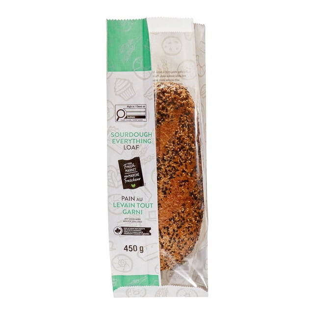 Your Fresh Market Sourdough Everything Loaf, 450 g
