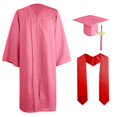 thumbnail image 1 of Ensemble Robe de Collation des Grades et Bonnet pour Adulte - Charme Année 2024, Robe en Polyester Unisexe avec Fermeture Éclair, 1 of 2