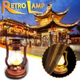 thumbnail image 2 of Agiferg Lampe à Pétrole Solaire Rétro Lampe à Cheval Led Lampe de Camping Portable Extérieure, 2 of 7