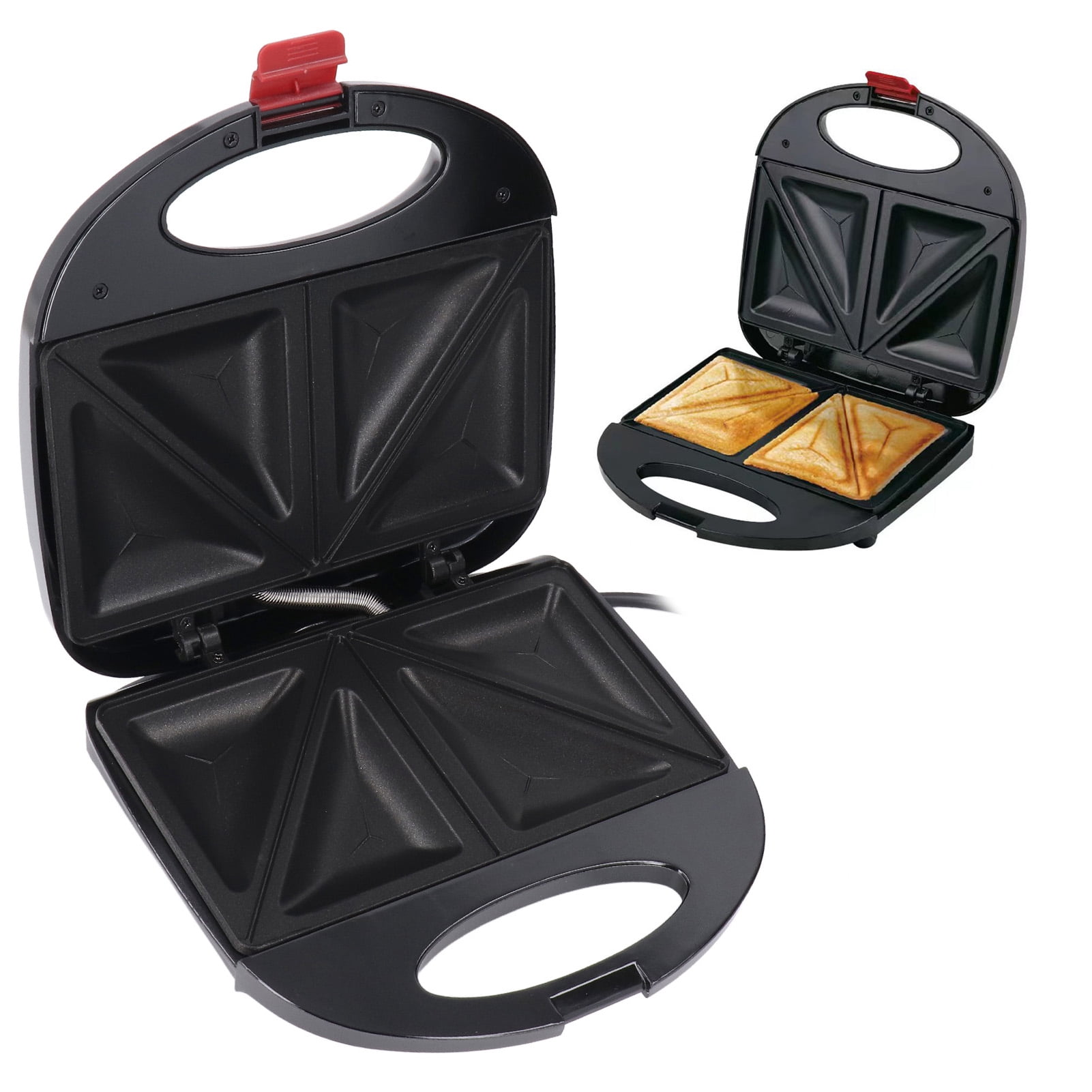 750W Electric Sandwich Maker Grilled Cheese Maker with Non Stick, Large Bread Panini Press Grill for Breakfast, Cheese