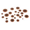 thumbnail image 3 of Pads Portable PU leather durable replacement wind instrument parts for saxophone Tenor, 3 of 8