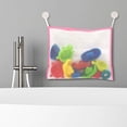 thumbnail image 3 of Wall Mounted Mesh Organizer With Suction Cups For Bath Toys Storage And Easy Bathroom Organization, 3 of 6