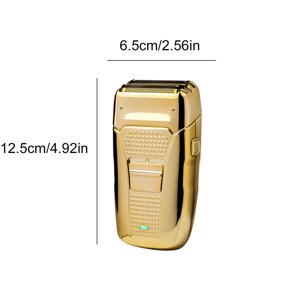 Herunwer USB Remboursé Mini Rasoir de barbe homme portable, Rasoir électrique de voyage compact