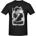 thumbnail image 1 of Dylan O'Briens T-Shirts Homme Décontracté Coton Manches Courtes Col Rond T-Shirts Été Noir, 1 of 5