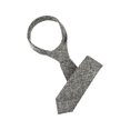 thumbnail image 1 of INSPIRE CHIC Men's Self-Tied Solid Color Formal Slim Ties Dark Gray, 1 of 5