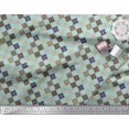 thumbnail image 3 of Soimoi Poly Georgette Fabric Argyle Check Print Fabric by Yard 52 Inch Wide, 3 of 3