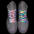 thumbnail image 2 of Miangastore Reflective Laces Holographic Reflective Material 2Pairs 55x0.3in, 2 of 9