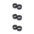 thumbnail image 4 of ZLight 2 Pieces Tennis Racket Grip Ring Badminton Bat Overgrip Fix Kit Grip Tape Protector Supplies Professional Accessories Black 3Set, 4 of 6