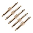 thumbnail image 1 of 5 Pcs Connecteur de Pédale d'Effets de Guitare 1/4 Pouce 6.35 mm Adaptateur de Câble d'Interface Jack Accessoires de Planche à Pédale Électrique, 1 of 7