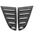 thumbnail image 3 of Yctze Window Louver Cover,2pcs Auto Black Side Window Louver Windshield Sun Shade Cover Fit For  2015-2020, 3 of 8