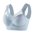 thumbnail image 4 of fheaev Seamless Mesh Lace Bras for Women No Underwire Wireless Bras with Support And Lift Full Coverage Deep V Bralettes Everyday Bra, 4 of 8