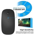 thumbnail image 4 of Bluetooth Mouse Rechargeable Wireless Mouse for MacBook Pro,Bluetooth Wireless Mouse for Laptop PC Computer, 4 of 5
