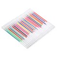 thumbnail image 1 of Unique Bargains 6.3' 1mm Bold Line Flash Gel Ink Pens Gel Pens Colorful Graffiti Highlighter Multicolor 24 in 1 Set, 1 of 5