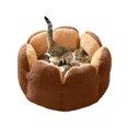 thumbnail image 4 of LSLJS Chien Rond Cat Hiver Chaud Sac de Couchage Long Peluche Doux Lit pour Animal Lit Apaisant, 4 of 5