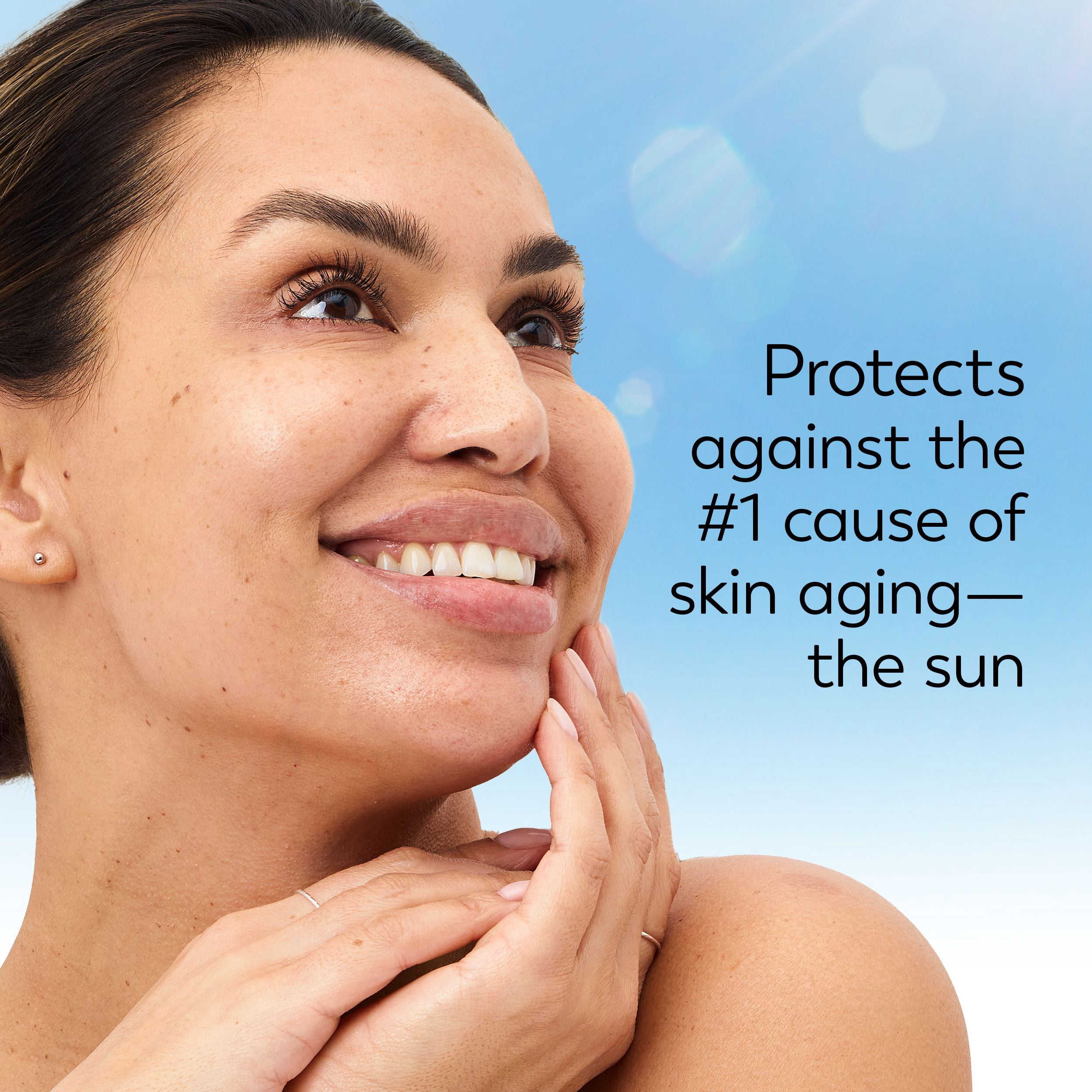 Hydratant Pour Le Visage Olay Complet+ avec Fps 40, Sans Parfum Pour La Peau Sensible, Protection Solaire À Large Spectre – Sans Traces Blanche, Nourrit La Barrière D’Hydratation – Céramides, 177 mL