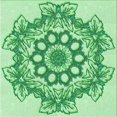 thumbnail image 1 of Ahgly Company Tapis d'Intérieur Lavable en Machine Carré Vert Jade Transitionnel, 5 Pieds Carré, 1 of 7