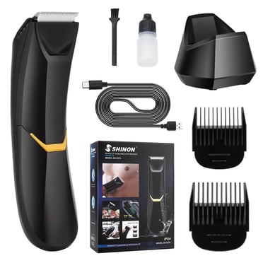 Men's Electric Shaver Body Hair Trimmer Private Underarm Shaver Fast Cutting Whole Body Waterproof