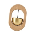 thumbnail image 1 of DOLITY Shopkeepers Bell for Door Opening Creative Wooden for Fridge Entry Barn Door oval, 1 of 7
