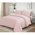 thumbnail image 3 of Swift Home Ultra Soft Solid Duvet Cover Set, Queen, Blush, 3 of 4