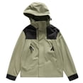 thumbnail image 1 of Timegard Jackets for Women Plus Size Hoodies Color Block Windbreaker Coat Active Hiking Outdoor Fall Winter, 1 of 2