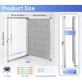 thumbnail image 2 of Fabric Bulletin Board Enclosed Wall-Mounted Display Case for Office Classroom Home x(xA), 2 of 9