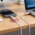 thumbnail image 1 of SSZMDLB 2-in-1 Cable Protector, Silicone Charging Cable Head Cover and Cord Winder, Break-Proof Data Cable Organizer for , , Travel and Home Storage, Charger Wire Protector Case, 1 of 6