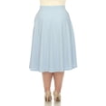 thumbnail image 3 of White Mark Jupe Midi Évasée Tasmin pour Femmes, 3 of 6