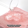 thumbnail image 5 of Ohufall Household Hanging Hand Towels Corals Fleece Solid Color Children's Hand Towels Cute Piglet Style Small Hand Towels For Bathroom Soft Hand Towels, 5 of 5