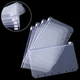 thumbnail image 3 of A7 Binder Pockets Plastic Binder Zip Document Holders Waterproof for Office School, 3 of 4