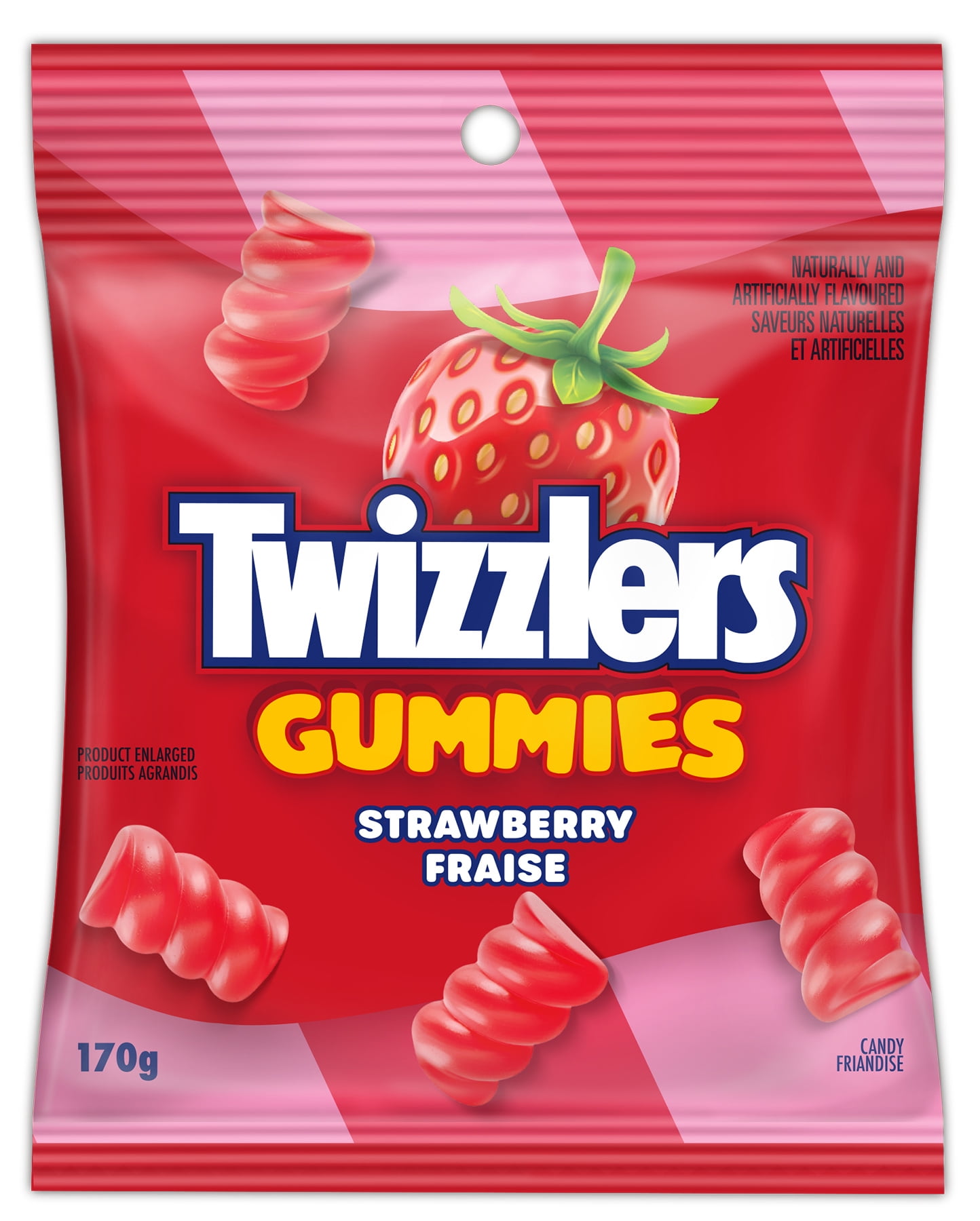 Bonbons gommeux TWIZZLERS à la fraise, 170g