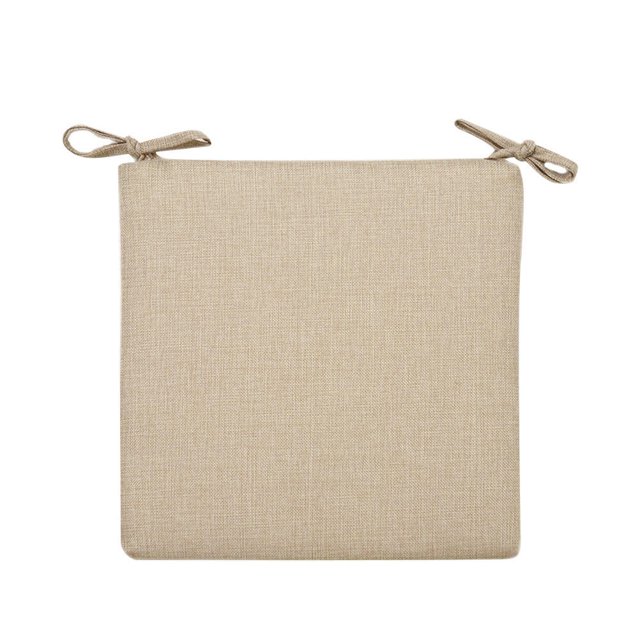 1Pc Office Chair Seat Cushion Washable Sofa Seat Pad Polyester Square Cover