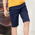 thumbnail image 1 of QIPOPIQ Shorts Cargo Garçon Taille Élastique Multi-Poches Contraste Shorts d'Été Liquidation, 1 of 8