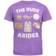 thumbnail image 1 of Big Lebowski - The Dude Respecte Ses Respectables T-Shirt Doux, 1 of 1