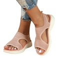thumbnail image 2 of Sandales pour Femmes 2025 Sandales d'Été pour Femmes Sandales d'Eau Latérales pour Femmes Fermeture Éclair Rétro Confort Extérieur Sandales de Marche Femmes Porter Talons Hauts Poisson Sandales Compensées pour Femmes Bouche, 2 of 9