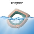 thumbnail image 4 of Yellow Thick Toilet Seat Cover, Soft Polyester Material, Yellow Color, 30X30Cm, Easy To Clean And Install, Comfortable And Durable, 4 of 7