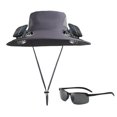 thumbnail image 1 of SDNall Men's Sun Hat With Solar Fan And Adjustable Brim, Battery Powered Cooling Fan For Outdoor Use, 3 Speed Portable Fan Hat With Solar Charging Capability, 1 of 1