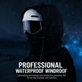 thumbnail image 4 of Capuche Imperméable Doublée en Polaire, Masques de Ski Multifonctionnels 3-en-1 pour Cyclisme Ski, 4 of 8