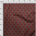 thumbnail image 2 of oneOone Cotton Poplin Fabric Leaves & Floral Block Print Sewing Fabric BTY 42 Inch Wide, 2 of 4