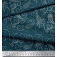 thumbnail image 3 of Soimoi Cotton Voile Fabric Floral & Paisley Printed Fabric 1 Yard 42 Inch Wide, 3 of 3