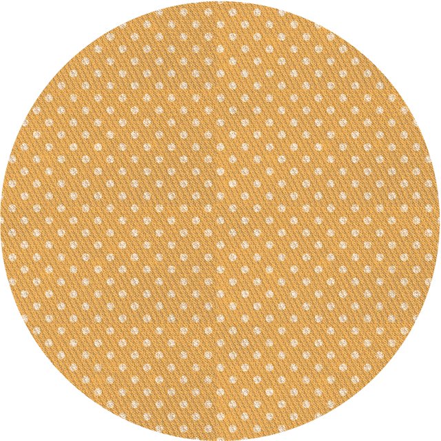Ahgly Company Tapis Rond Lavable en Machine Intérieur Transitionnel Chrome Or Jaune, 5 Pieds Rond