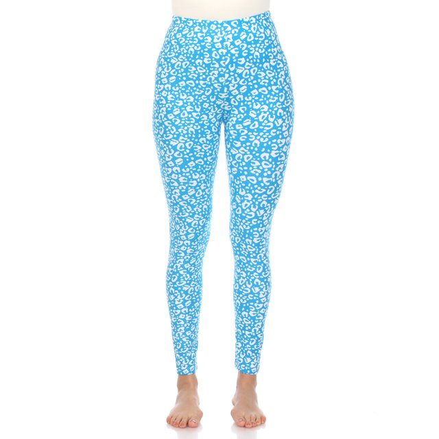 White Mark Leggings Léopard Ultra Doux pour Femmes