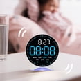 thumbnail image 4 of Digital Alarm Clock with Date, Temperature Display, DST, Brightness Control, Dual Power, LED Screen, 4 of 9