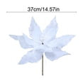 thumbnail image 3 of indoor christmas tree 1Pcs Christmas Tree Decoration Simulation Flower - Cloth Material Simulation Flower - Wedding/Party/Hall Scene Decoration - Holiday Gift outside christmas decorations, 3 of 6