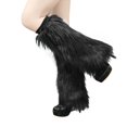thumbnail image 4 of Autumn and Winter Plush Socks Long Boots Warm Stage Performance High Leg Guards Female, 4 of 4